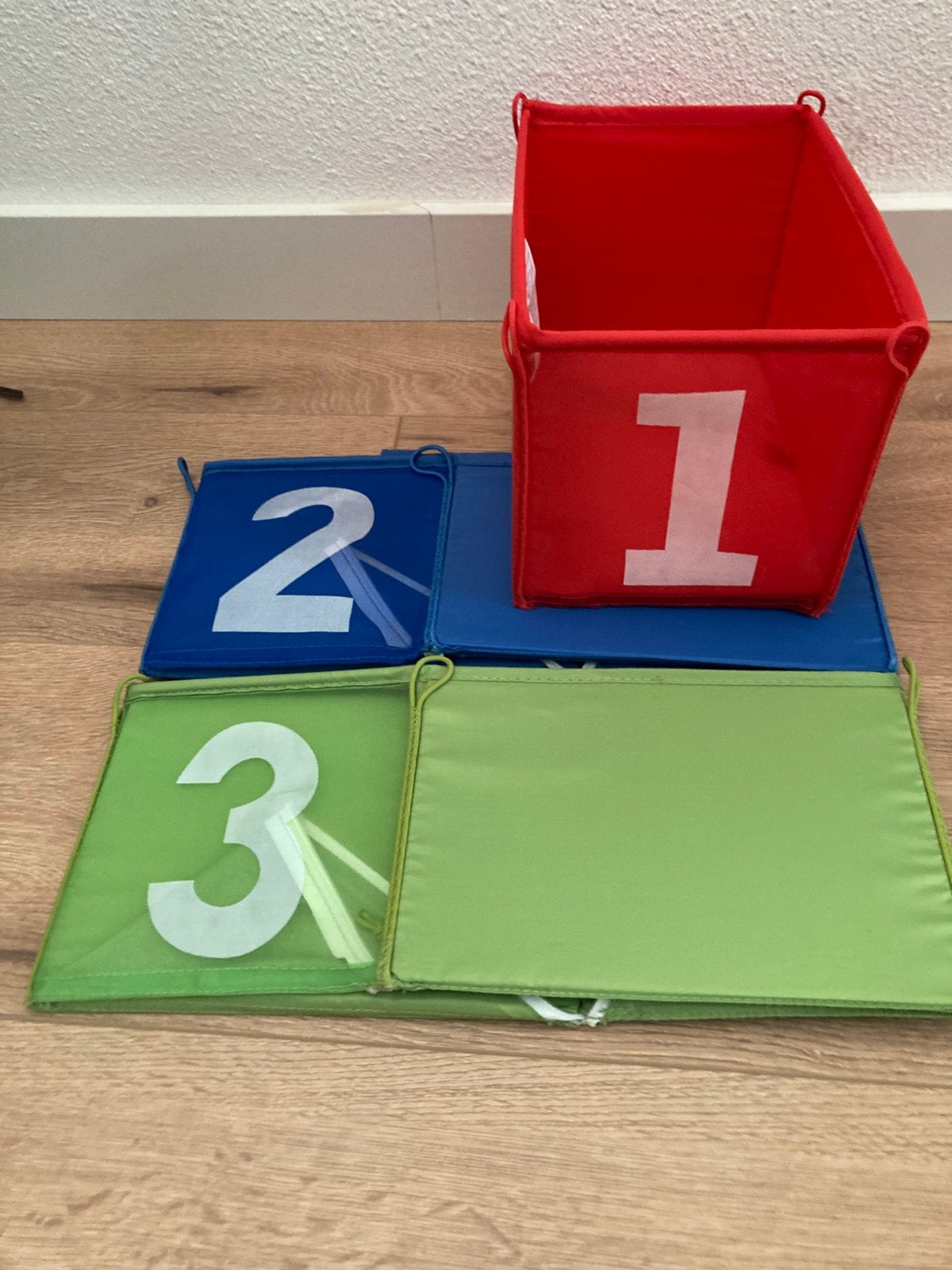 3x 1-2-3 opbergmanden Ikea, Ophalen, Zo goed als nieuw, Overige typen