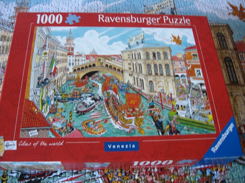 Cities of the world VENEZIA 1000 stukjes, Ophalen of Verzenden, 500 t/m 1500 stukjes, Gebruikt, Legpuzzel