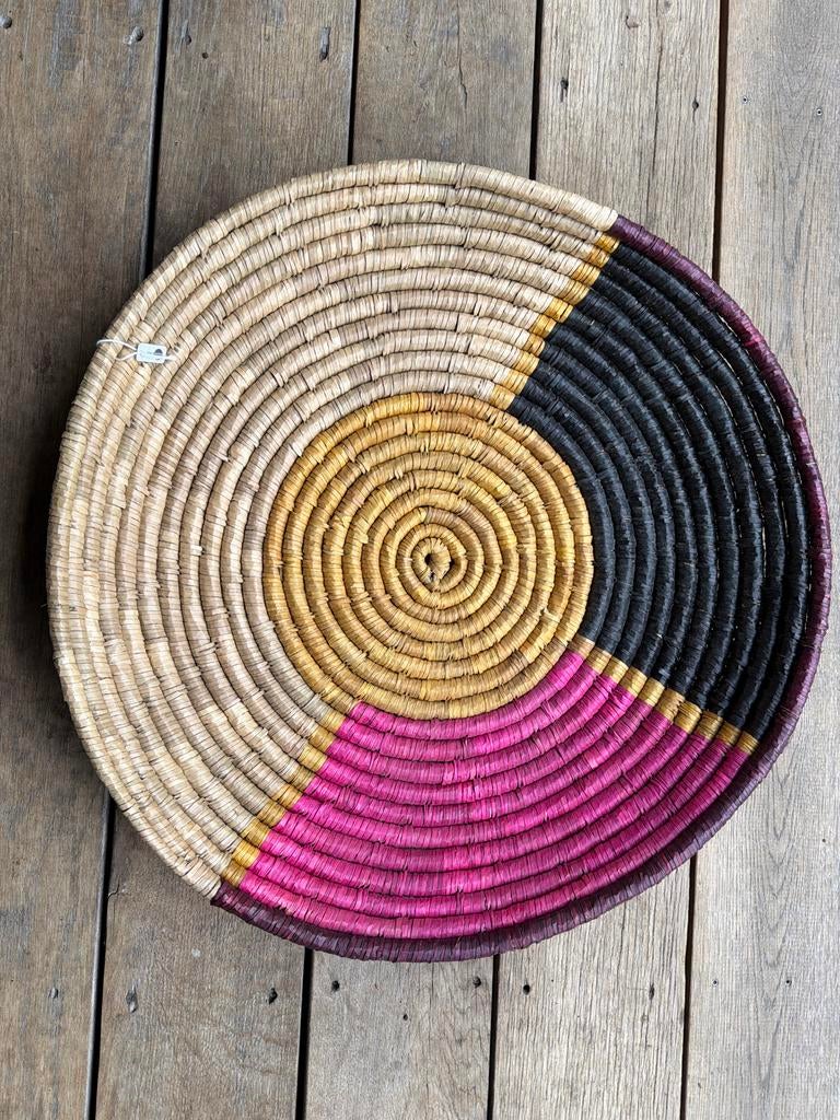Zeegras schaal wanddeco Madam Stoltz nieuw in doos !, Ophalen, Nieuw, Rond, Schaal