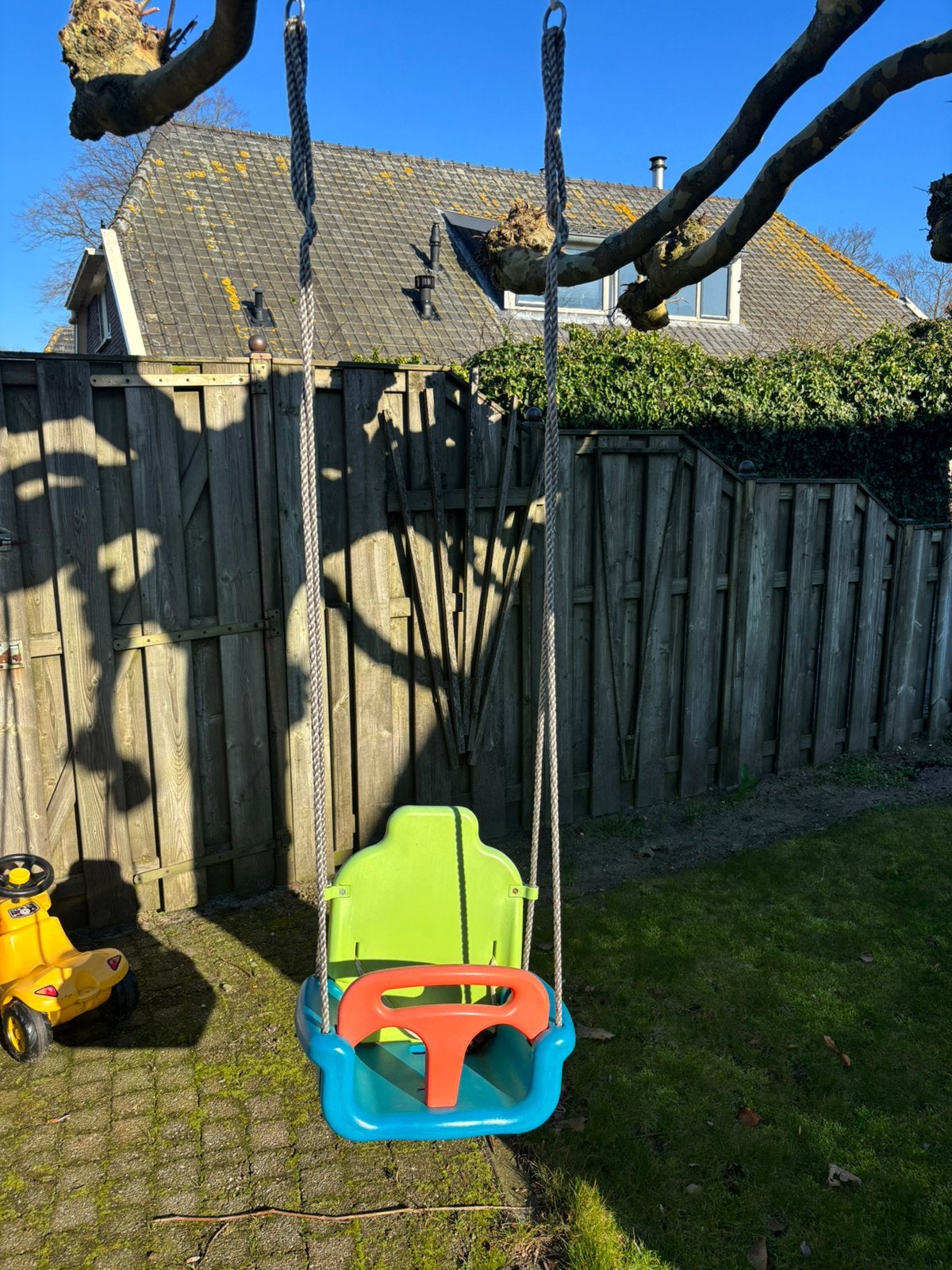 Schommel, Kinderen en Baby's, Speelgoed | Buiten | Speeltoestellen, Ophalen, Zo goed als nieuw, Schommel