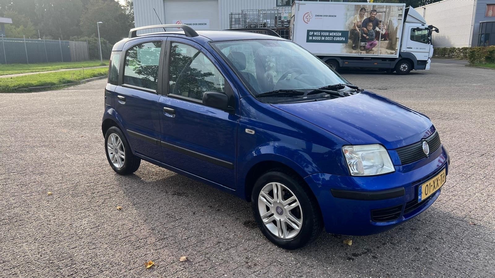 Fiat Panda 1.2 44KW 60PK 2007 Blauw, Voorwielaandrijving, Origineel Nederlands, Handgeschakeld, Particulier