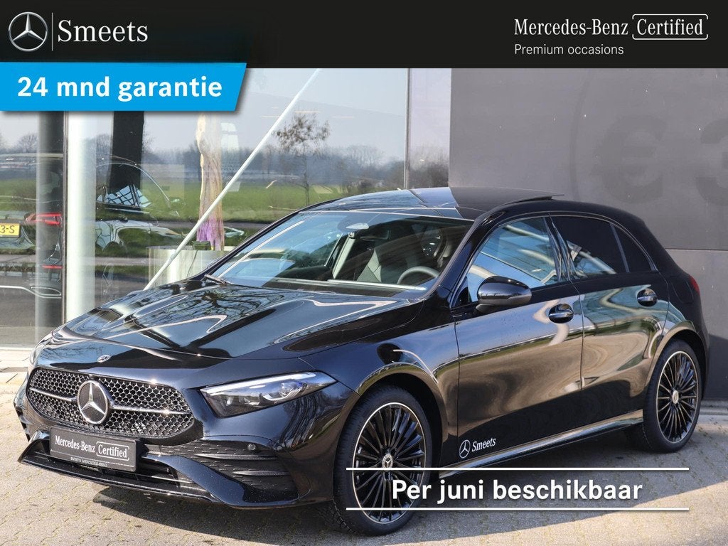 Mercedes-Benz A-klasse 250 e Business Solution AMG, Auto's, Stoelverwarming, 4 cilinders, Zwart, Bedrijf