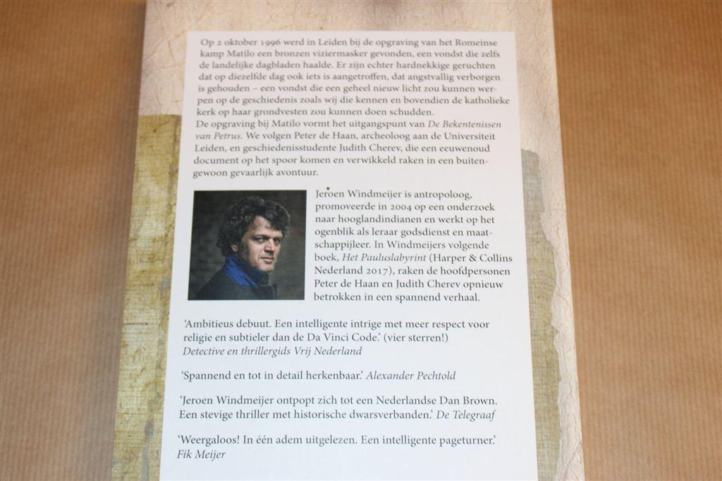 De bekentenissen van Petrus — Jeroen Windmeijer, Ophalen of Verzenden, Zo goed als nieuw