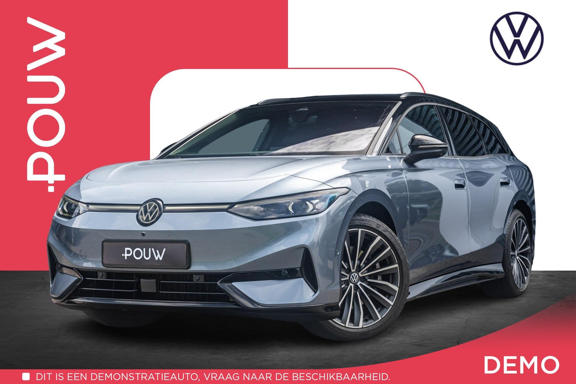 Volkswagen ID.7 Tourer 286pk Pro Limited Edition 77 kWh | Tr, Automaat, 12 maanden, Achterwielaandrijving, Zwart