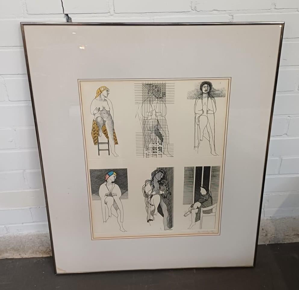 Schilderij Aat Verhoog - 93/100, Antiek en Kunst, Kunst | Litho's en Zeefdrukken, Ophalen of Verzenden