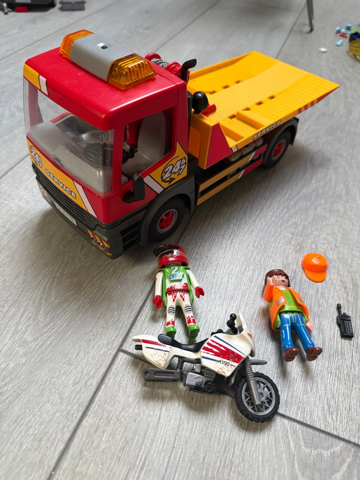 Playmobil 70199 takelwagen, Ophalen of Verzenden, Zo goed als nieuw