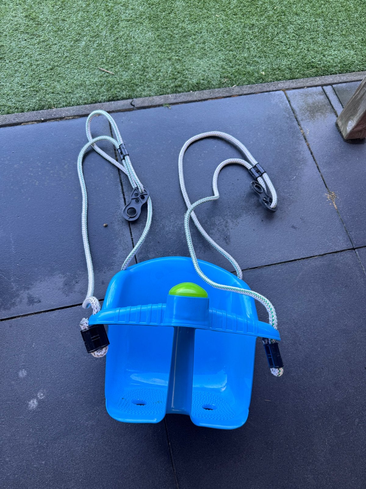 Blauwe babyschommel voor buiten, Ophalen, Nieuw, Schommel