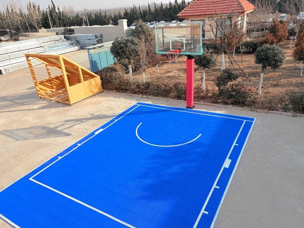 Rhino-Cross Complete Basketbalveld Set Nieuw‼️, Sport en Fitness, Ophalen, Nieuw, Ring, Bord of Paal