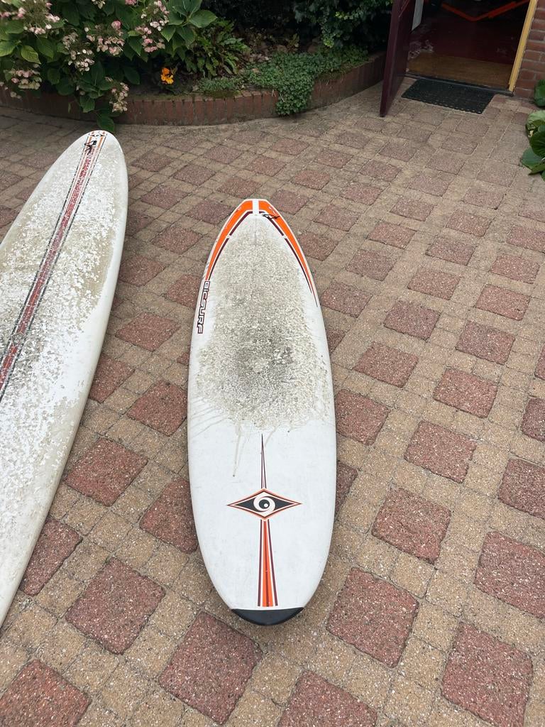 Groot 7'3" surfboard - Ideaal voor beginners, Watersport en Boten, Golfsurfen, Ophalen, Gebruikt, Funboard