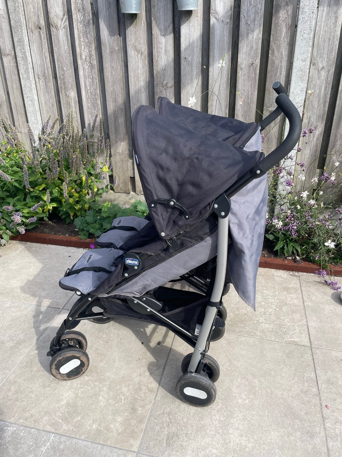 Tweelingbuggy Chicco, Kinderen en Baby's, Gebruikt, Duowagen, Ophalen of Verzenden, Kinderwagen