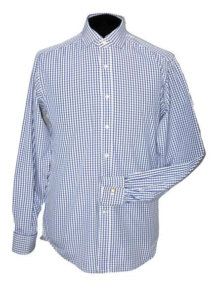 Nieuw Pauw geruit dubbel manchet overhemd, Mt. L, Nieuw, Pauw Men, Halswijdte 41/42 (L), Verzenden