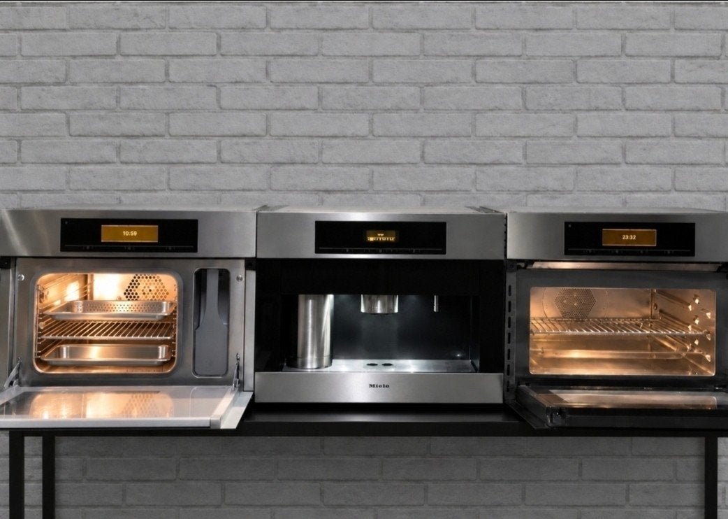 miele combimagnetron, combi-stoomoven en koffiemachine, Combimagnetron, Gebruikt, Ophalen of Verzenden, Inbouw