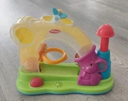 Playskool Olifant Balschieter met Geluid en Lichtjes, Ophalen of Verzenden, Gebruikt, Overige typen, Met licht