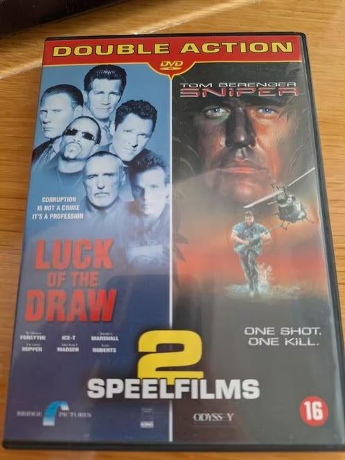 Dvd double action dvd, 2 films hh, Vanaf 16 jaar, Ophalen of Verzenden, Zo goed als nieuw, Actie