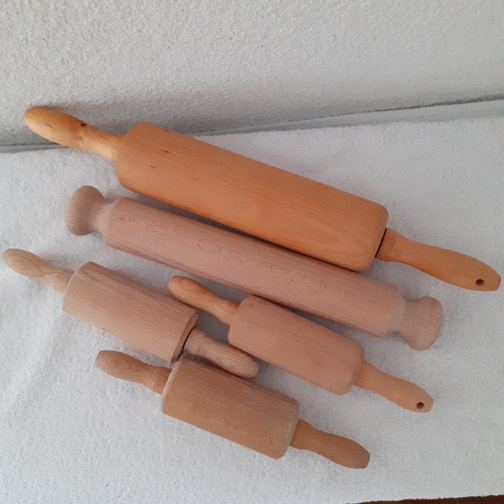 houten deegrol, Hout, Ophalen of Verzenden, Bruin, Overige typen