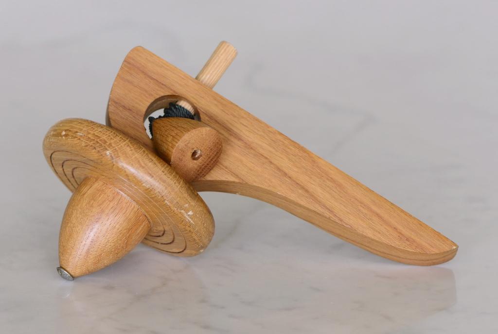 ✅ TOL hout met trekkoord, Ophalen of Verzenden, Zo goed als nieuw, Duw- of Trekspeelgoed