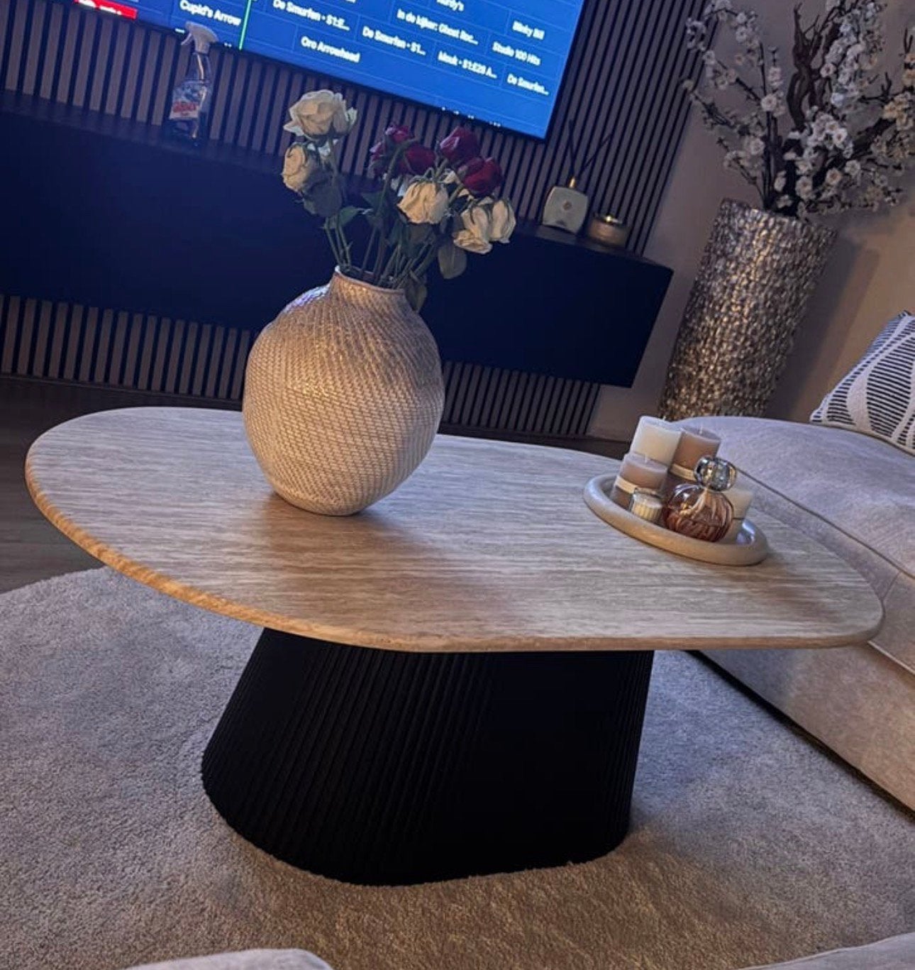 Salontafel, 100 tot 150 cm, Zo goed als nieuw, Minder dan 50 cm, Rechthoekig