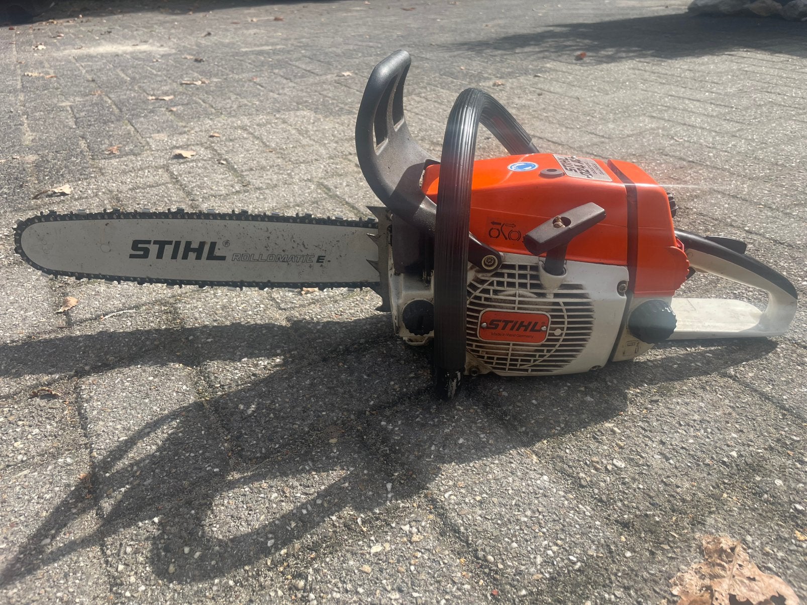 Stihl 024, Ophalen, Gebruikt