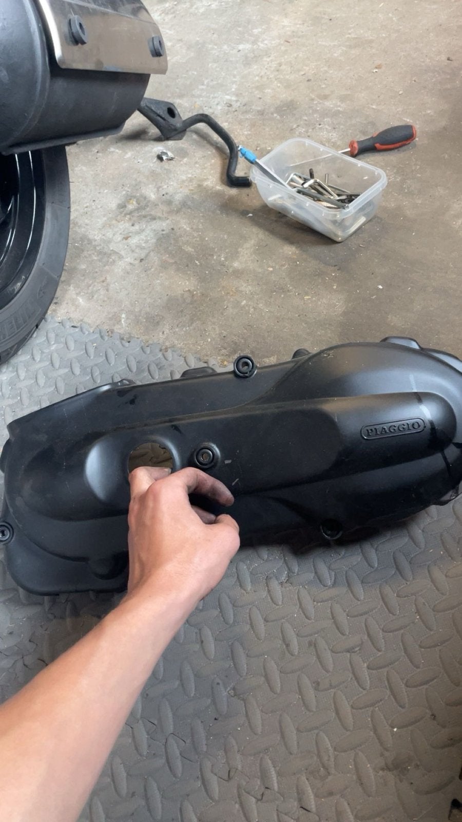 Skipper cartercoffer, Ophalen of Verzenden, Gebruikt, Overige typen, Piaggio
