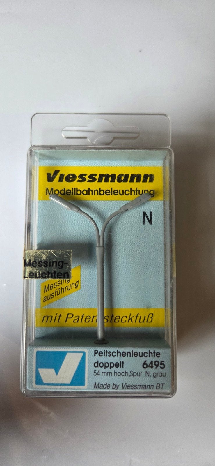 Viessmann Peitschenleuchte dubbel 6495 Spoor N, Overige merken, Gelijkstroom, Overige typen, Nieuw