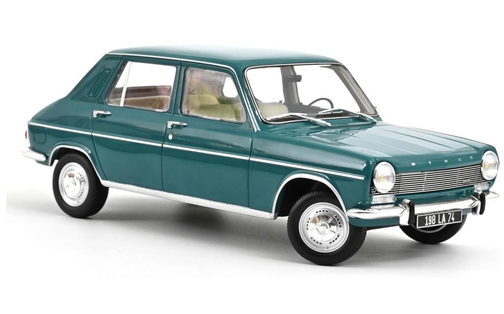 Simca 1100 GLS 1968 Borodine Groen schaal 1/18 NOREV 185754