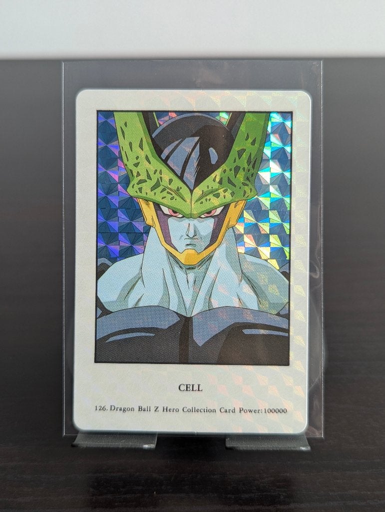 Dragonball Z - Cell 126 - Hero Collection - 2000, Ophalen of Verzenden, Zo goed als nieuw, Losse kaart, Foil
