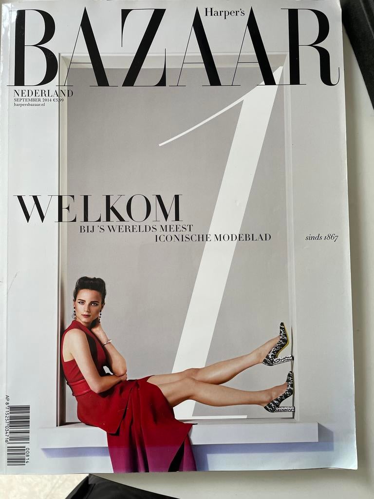 Harpers Bazaar Nederland - September 2014 - Mode & Lifestyle, Ophalen of Verzenden, Gelezen, Damesbladen