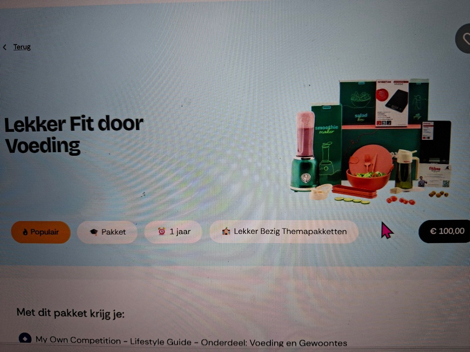 Fitbox Lekker Fit door Voeding - Nieuw, Ophalen of Verzenden, Nieuw, Overige typen