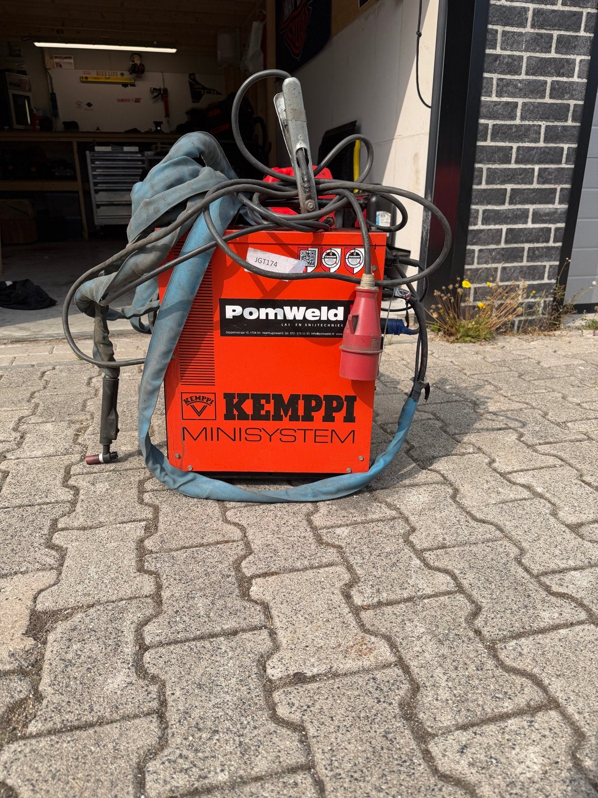 Kemppi Minisystem MP 2400 + MTLG TIG/Elektrode Lasapparaat, Ophalen, Gebruikt, 250 ampère of meer, Tig