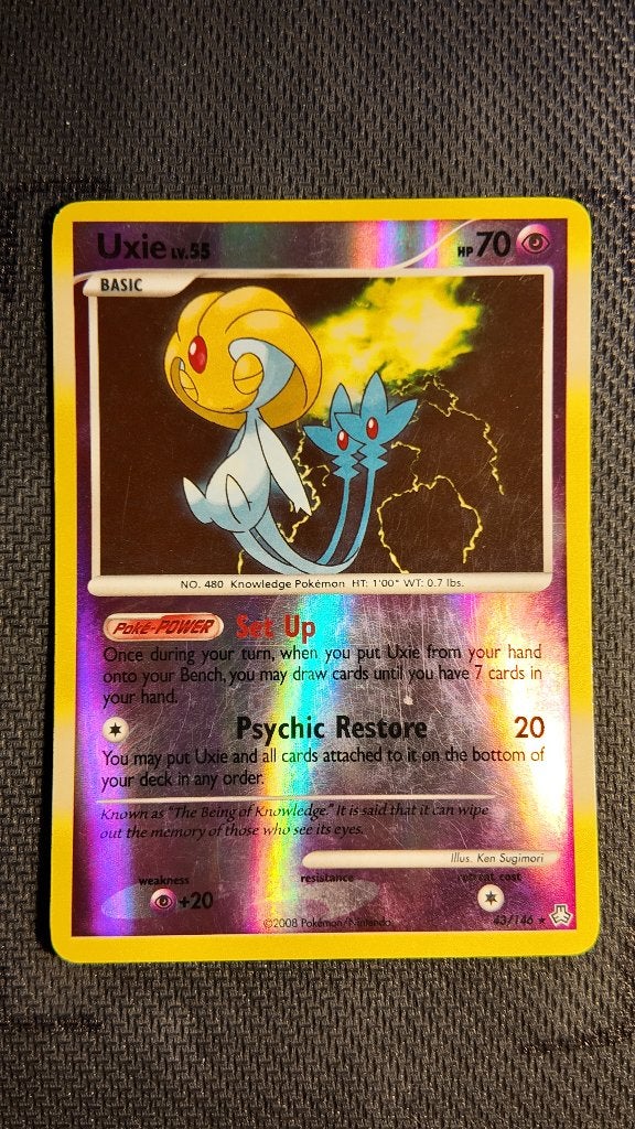 Uxie 43 Legends Awakened | Pokemon kaart, Ophalen, Zo goed als nieuw, Losse kaart, Foil