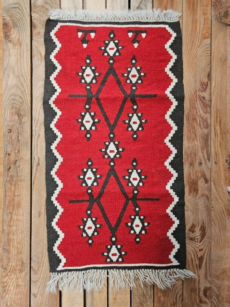 Kelim Rood 77/43, Gebruikt, 100 tot 150 cm, Djt@dejuistetoon.eu, Mon Plaisir 19, Etten-Leur, Netherlands