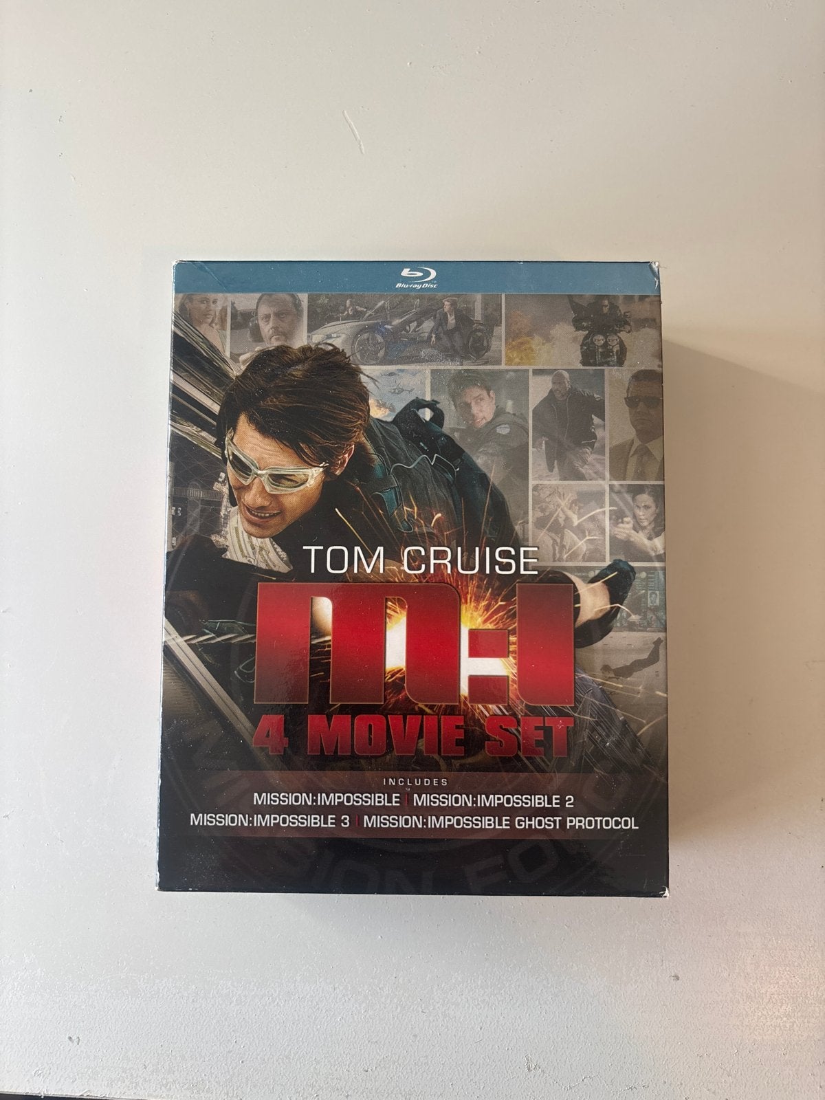 Mission: Impossible 1-4 Blu-ray Boxset, Ophalen of Verzenden, Zo goed als nieuw, Actie, Boxset