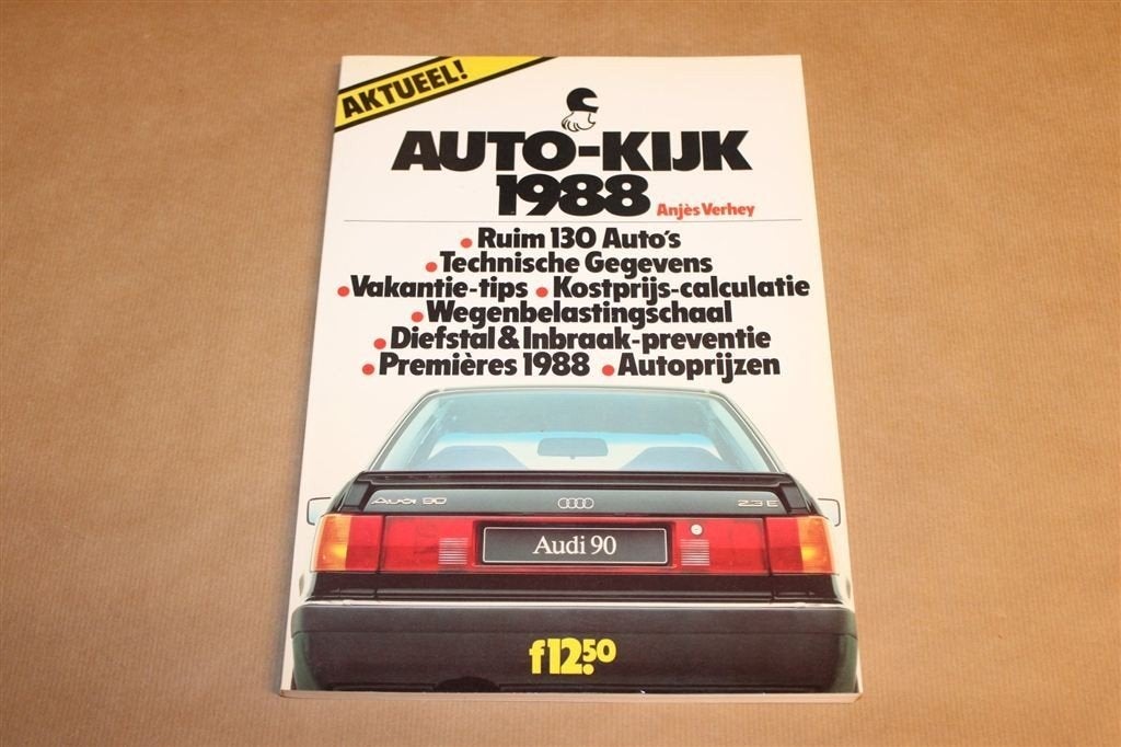 Auto-Kijk 1988 — 130 Autos, Techniek & Prijzen, Ophalen of Verzenden, Gelezen, Algemeen