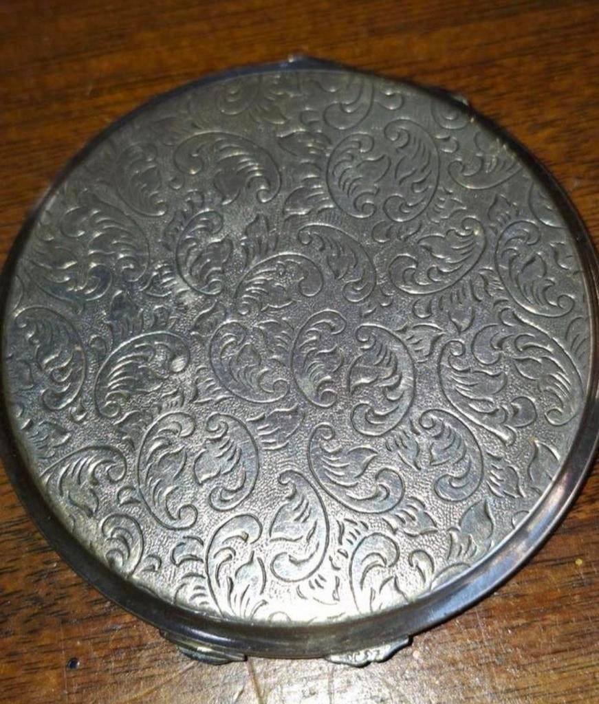 Gemerkte Art Nouveau/Jugendstil Poederdoos €25, Ophalen of Verzenden