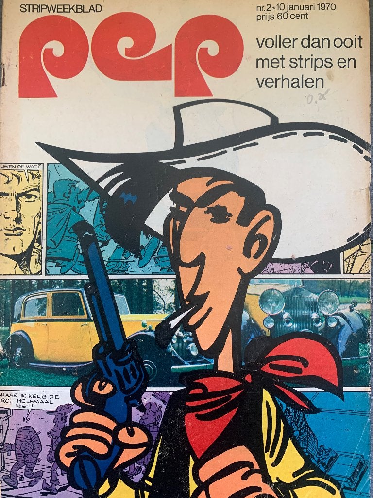 Weekblad PEP  NR. 2 - 10 januari 1970, Boeken, Eén stripboek, Ophalen of Verzenden, Gelezen