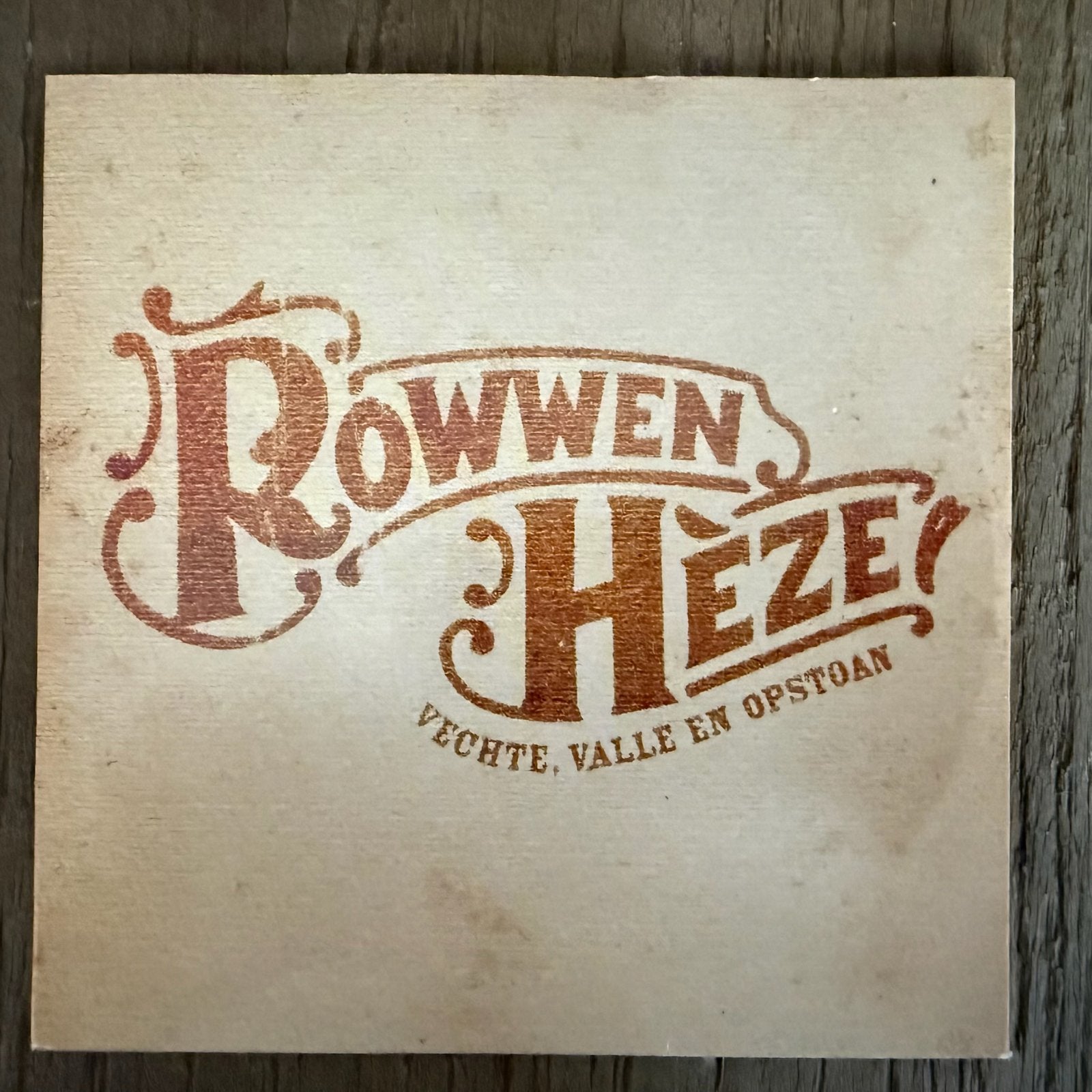 Rowwen Hèze - Vechte, Valle en Opstoan CD Single, Gebruikt, Ophalen of Verzenden, Pop, Single