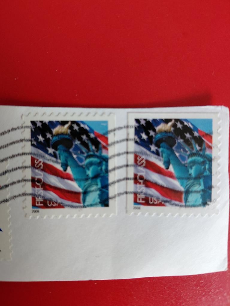 Amerika Vrijheidsbeeld, Postzegels en Munten, Verzenden, Gestempeld, Noord-Amerika