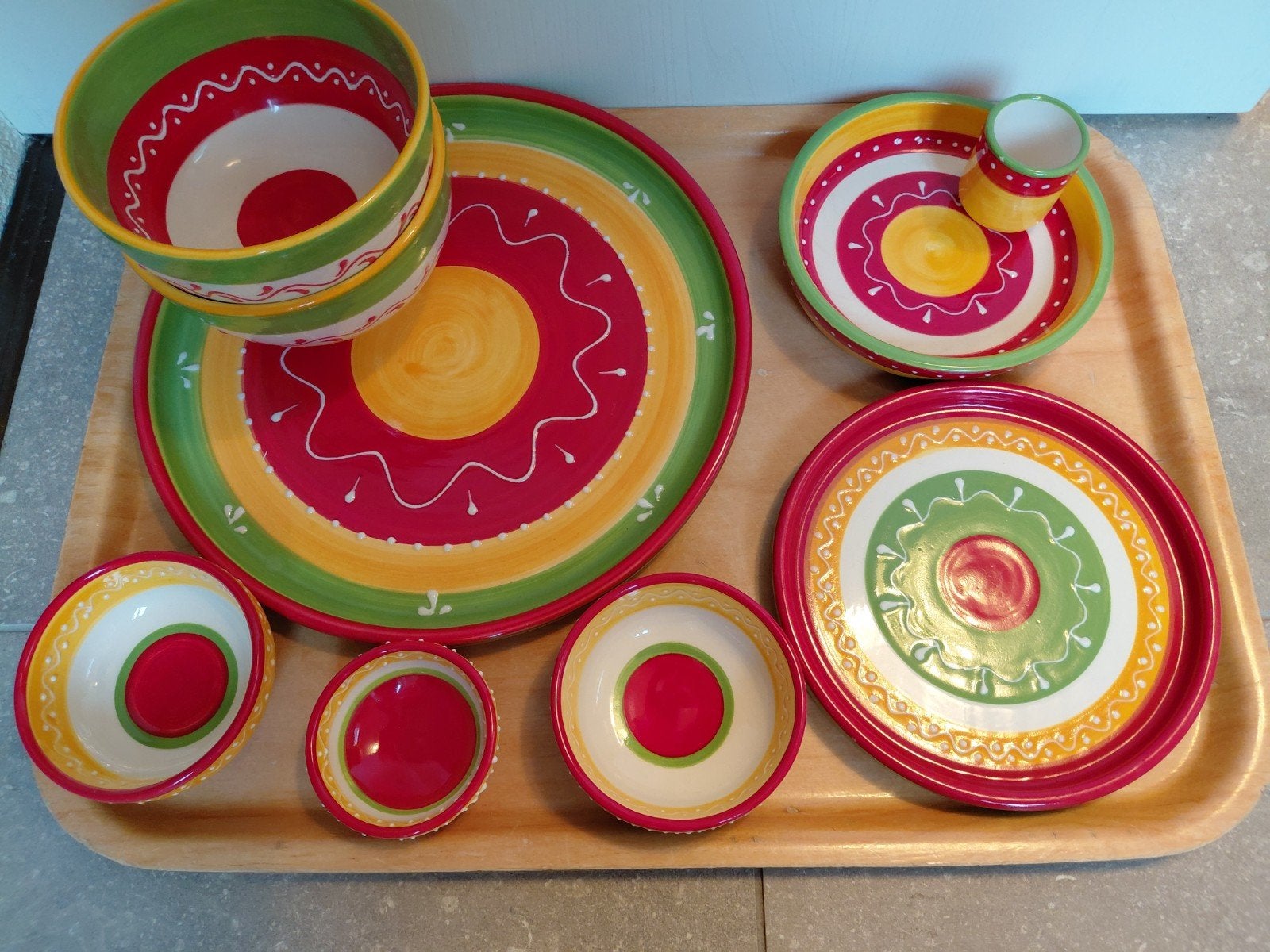 nieuw servies onderdelen INTERMEZZO mexicaanse stijl., Ophalen, Nieuw