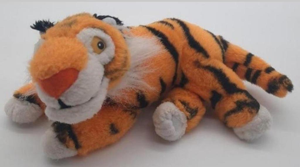 Aladdin's Rajah tijger knuffel Mattel uit 1992, Ophalen of Verzenden, Overige figuren, Zo goed als nieuw, Knuffel