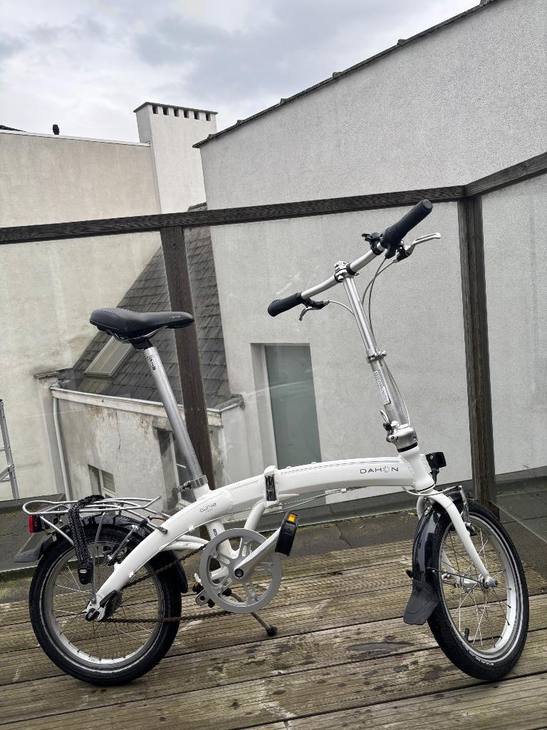 Plooifiets/vouwfiets Dahon Curve D3, Fietsen en Brommers, Ophalen, Gebruikt, 14 tot 16 inch, Versnellingen