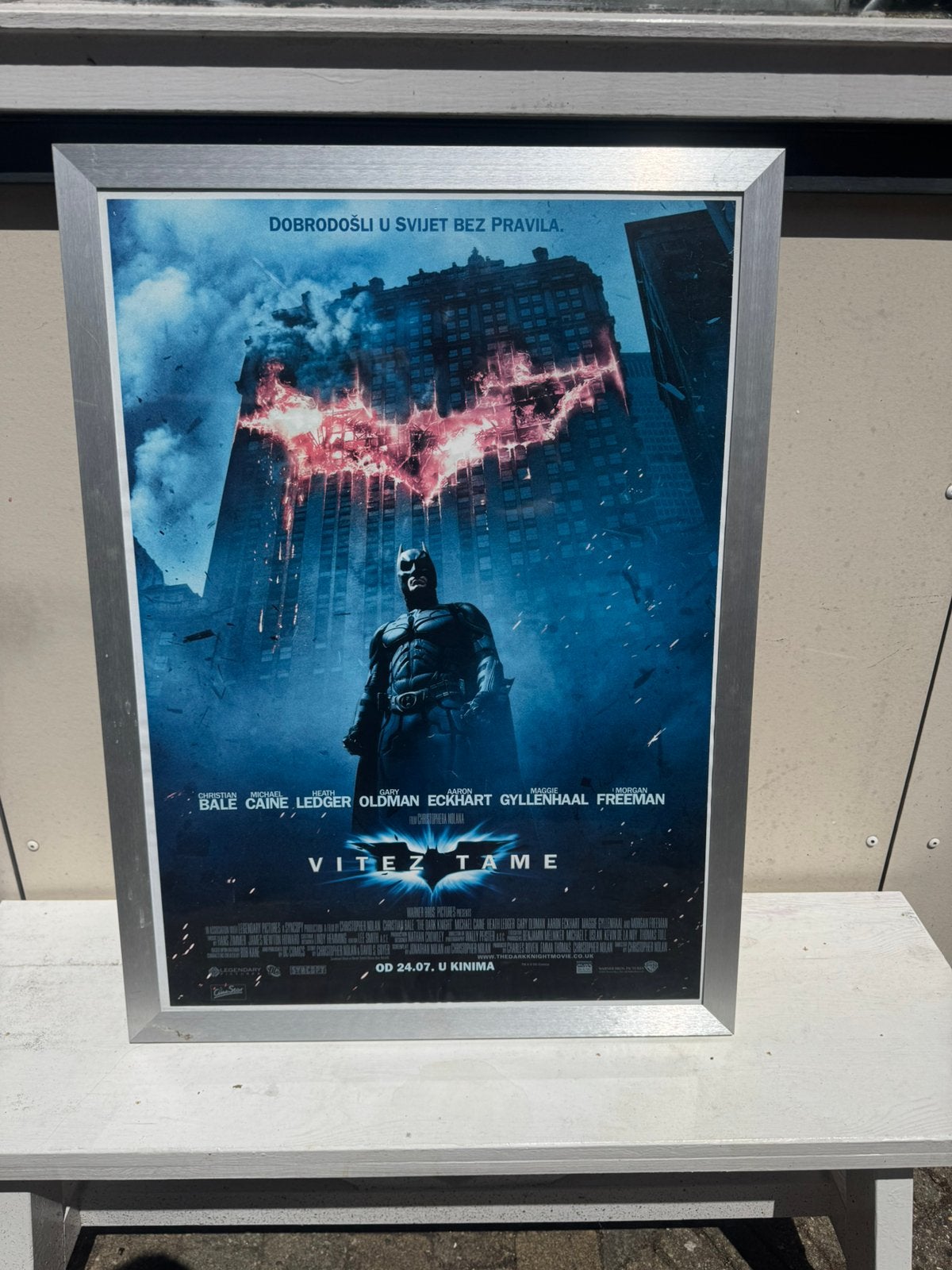 Mooie Batman The Dark Knight in frame, Ophalen, Met lijst, Deurposter of groter, Film en Tv