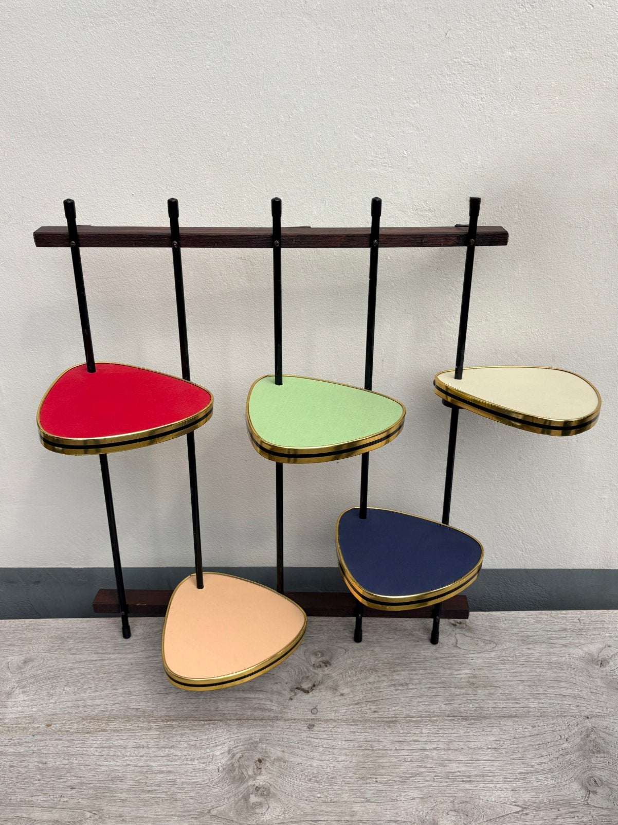 Vintage Opal plantenrek / wandrek jaren 50 Mid-Century, Huis en Inrichting, Stoelen, Ophalen, Zo goed als nieuw, Eén