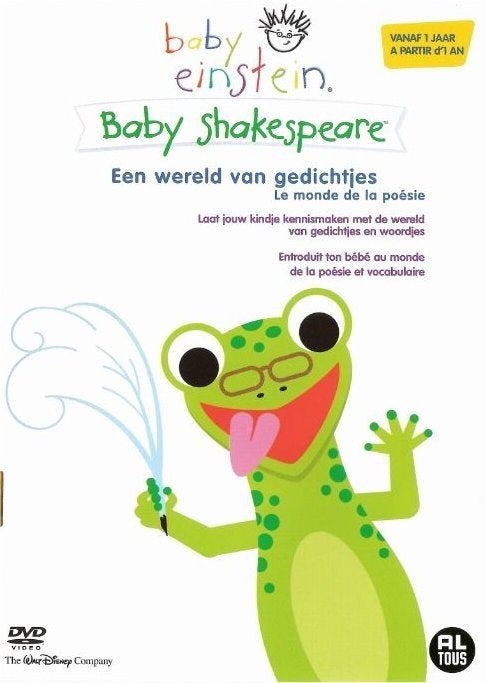 DVD Baby Einstein - Baby Shakespeare, Tv-serie, Ophalen of Verzenden, Zo goed als nieuw, Educatief