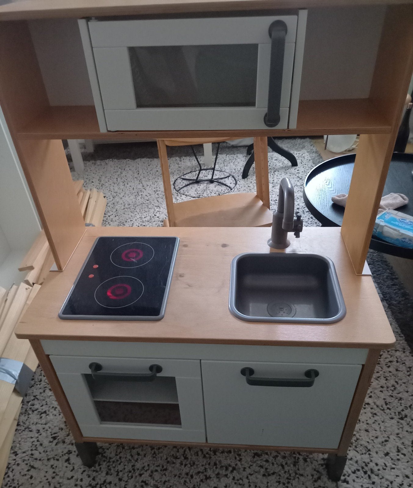 Duktig ikea kinder keuken, Ophalen