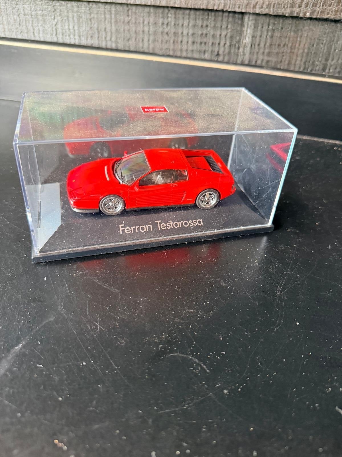 Herpa Ferrari Testarossa 1:43 modelauto, Ophalen of Verzenden, Zo goed als nieuw, Auto, Overige merken