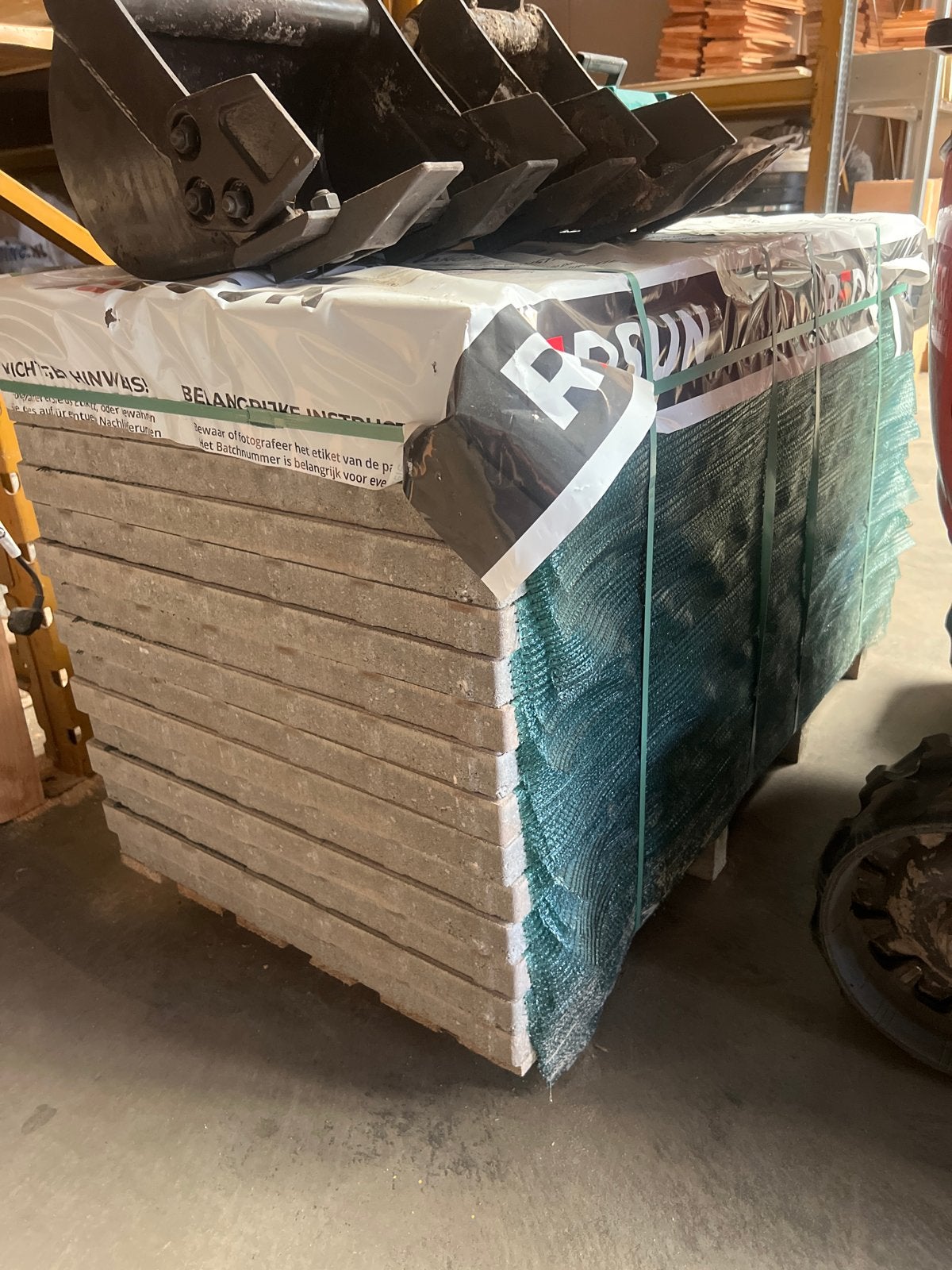Nieuw pallet Smartton XXS 60x60x4 cm Kilimanjaro (11,5 m²), Ophalen, Nieuw, 10 m² of meer, Beton