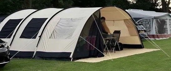 Obelink Familia 6 Tunneltent - Ruime 6-persoons familietent, Ophalen, Gebruikt, Tot en met 6