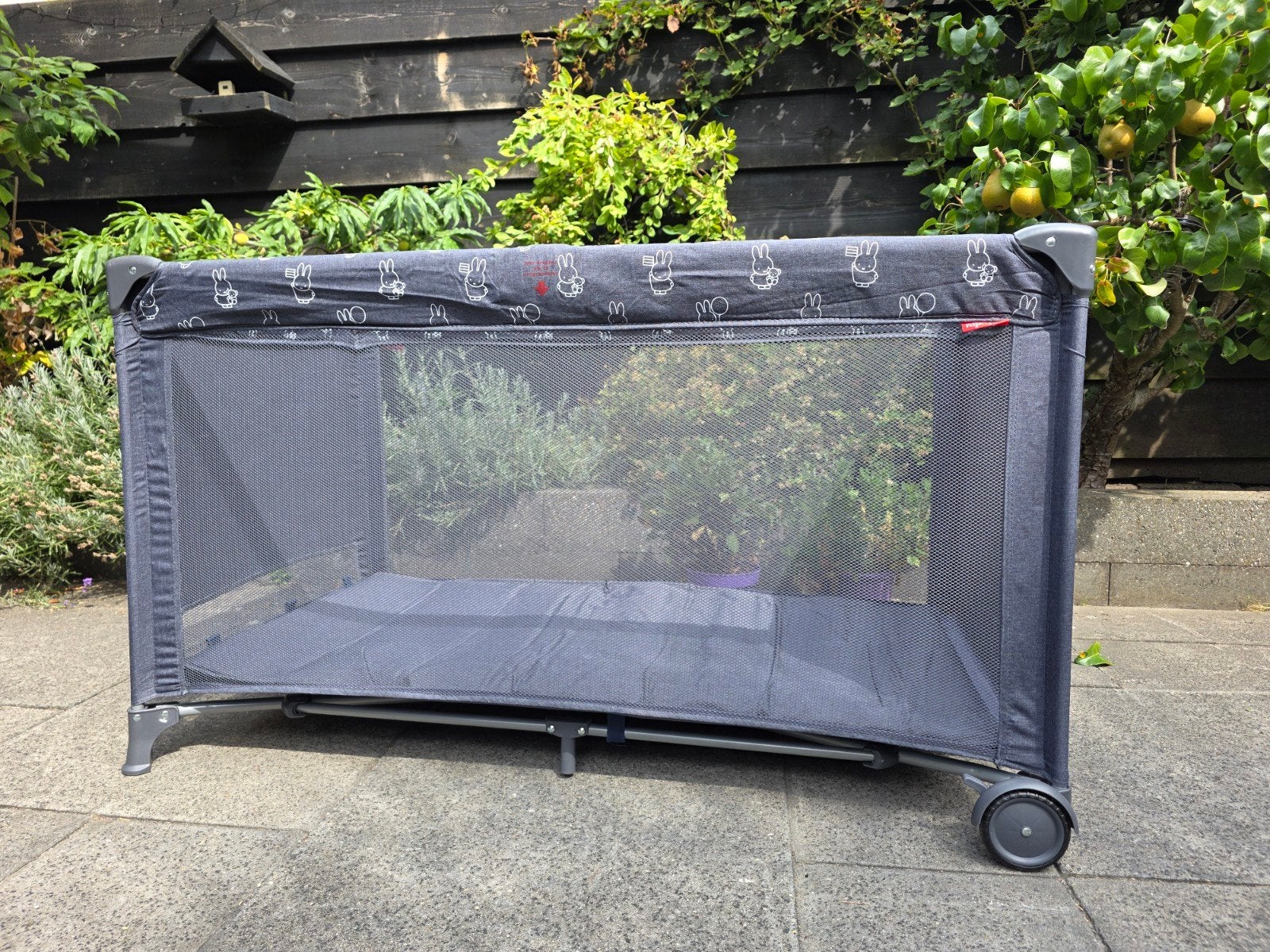 Prénatal Nijntje campingbedje de Luxe denim, Ophalen, Nijntje, modern, praktisch, 190 cm of minder, Zo goed als nieuw