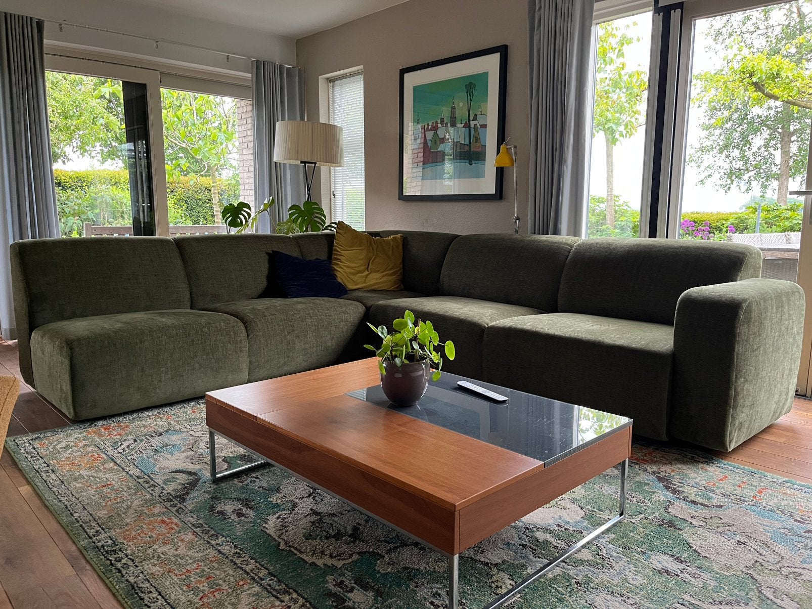 Prachtige salontafel. Boconcept, Ophalen, 100 tot 150 cm, 50 tot 100 cm, Zo goed als nieuw