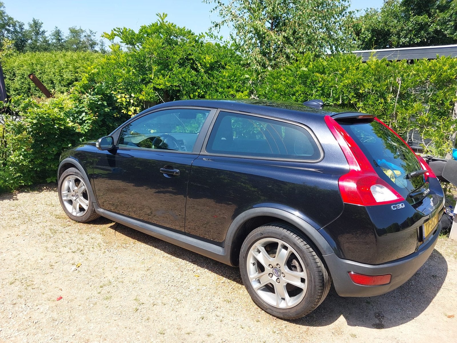 Volvo C30 2.4i 2007 Zwart, Auto's, Volvo, 700 kg, 4 stoelen, Zwart, 11 km/l